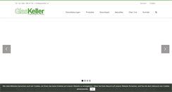 Desktop Screenshot of glaskeller.ch